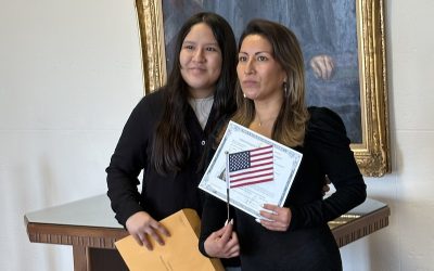A Naturalization Ceremony Provides Appreciation for U.S. Immigration